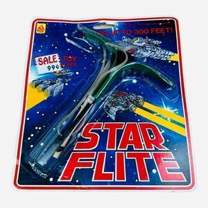 Vintage Hot Items Star Flite Space Toy NOS Launching Ship Star War